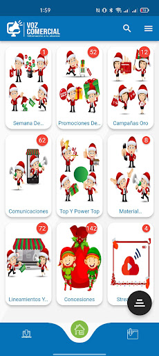 Android application App Voz Comercial screenshort