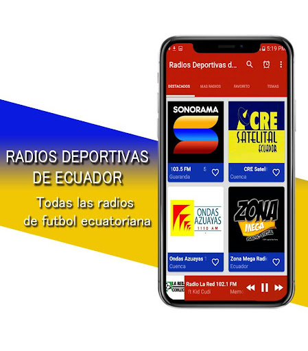 Radios Deportivas de Ecuador Screen 3