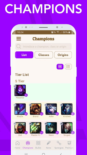 Builds for TeamFight Tactics Screen 3