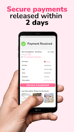 Android application Petmojo Partner screenshort