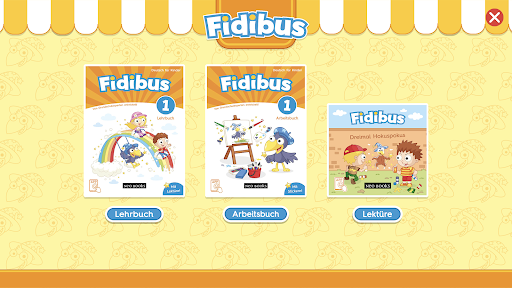 Android application Fidibus 1 - Deutsch für Kinder screenshort
