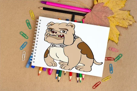 كيفية رسم الكلاب
