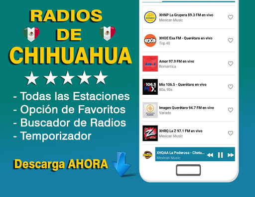Android application Radios de Chihuahua screenshort