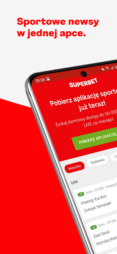 Android application Superbet Media App screenshort