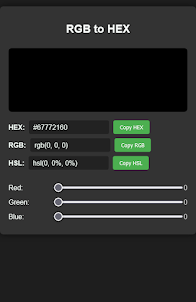 RGB to HEX Converter