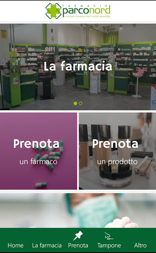 Android application Farmacia Parco Nord screenshort