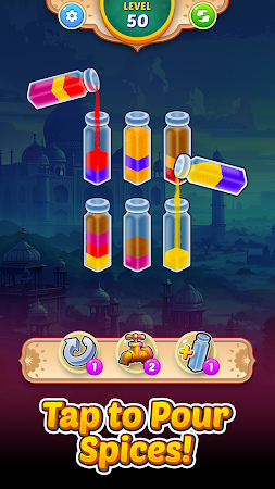 Game screenshot Sort Spices: 色合わせそしてソートパズルゲーム hack