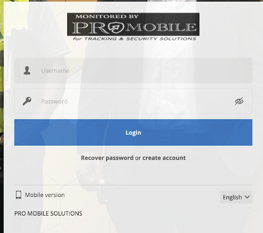 ProMobile Tracking Screen 2