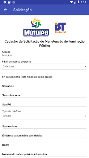 Mutuípe Iluminação Pública Screen 3