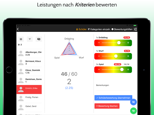 Android application SportZens screenshort