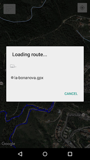 ARA GPX Viewer Screen 2