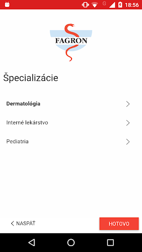 Fagron SK Receptár Screen 3