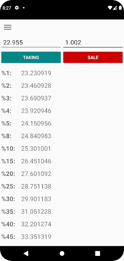 Coin Calc Screen 2