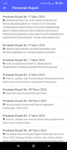 JDIH Kab. Pekalongan Screen 3