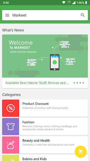 Markeet Flutter Screen 2