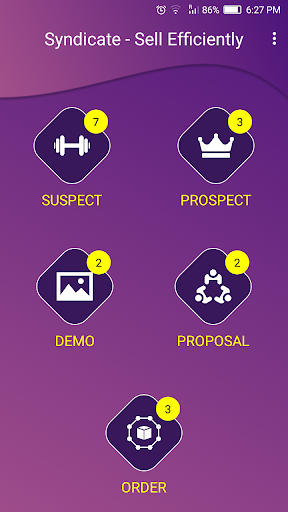 Android application Syndicate - Sell Efficiently screenshort
