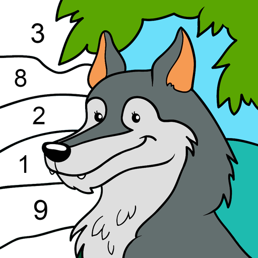 Color by Number - Animals logo