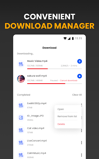 Video Downloader, Video Player