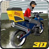 Modern Bike Cargo Delivery 3D icon