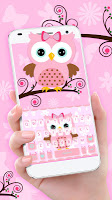 screenshot of Pink Owl Theme