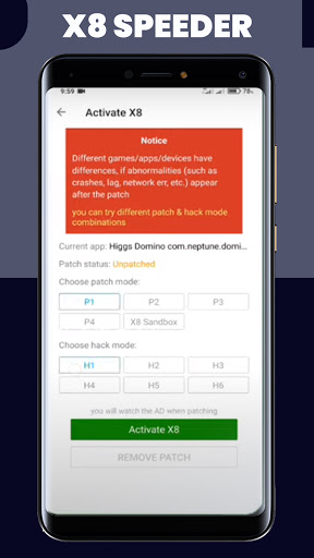 X8 Speeder Higgs Domino Island No Root Guide