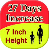 27 days increase 7 inch height icon