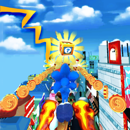 Run Hedgehog Rush Play time logo