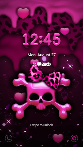 Black Pink Ribbon - Wallpaper Screen 2