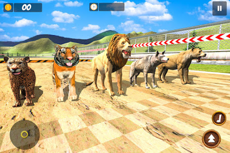 Animal Racing Simulator: Wild Animals Race Game 1.1 APK screenshots 4