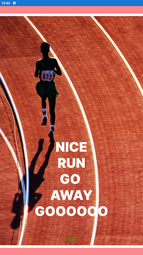 Android application Run Track Clicker screenshort