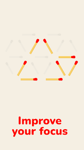Wood Matchsticks: Math puzzle