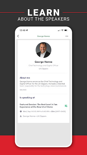 Android application Sports Business Journal Events screenshort