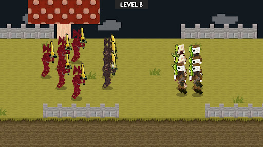 Android application MergeCraft SirenHead vs Skelet screenshort