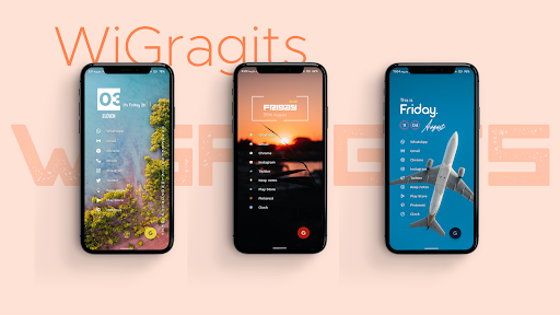 Android application WiGraGit KWGT- Niagara Widgets screenshort