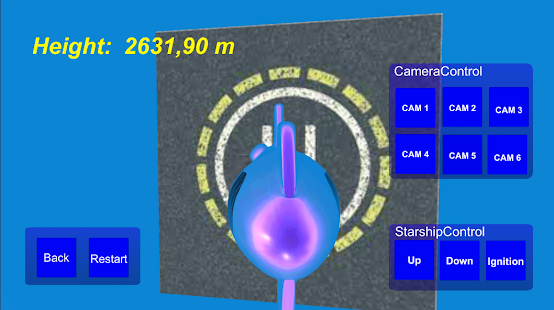 Starship 3D Landing Simulation 7.0 APK screenshots 6