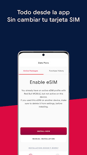 Red Bull MOBILE - Datos eSIM screenshot 4