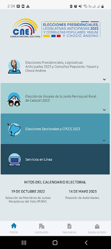 Android application CNE App screenshort