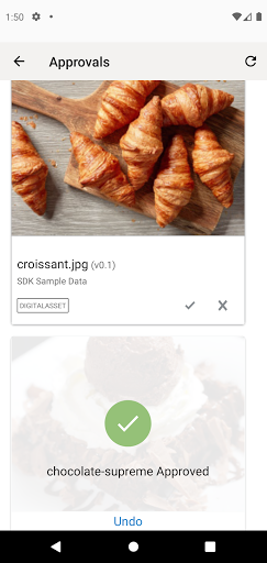 Screenshot of Oracle Content