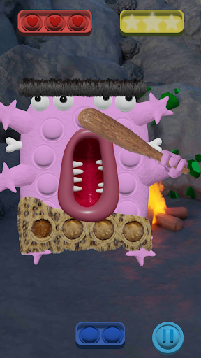 Pop Monsters arcade game with Pop it