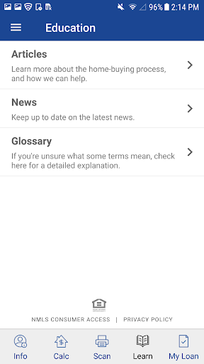 Screenshot of HTLConnect
