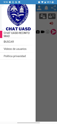 CHAT UASD-REINTO MAO Screen 2