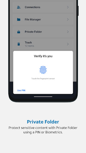 Screenshot of AT&T Personal Cloud