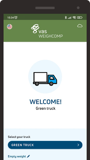 Android application Driver App for Weighcomp screenshort