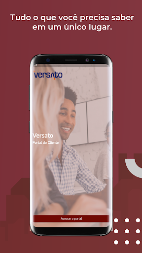 Android application Versato Portal do cliente screenshort
