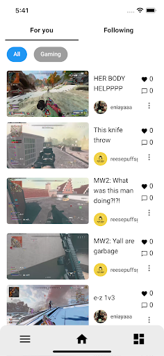 Android application PoguClip: Livestream Moments screenshort