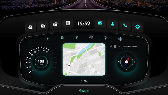 Drive Safe : Car Launcher Captura de pantalla