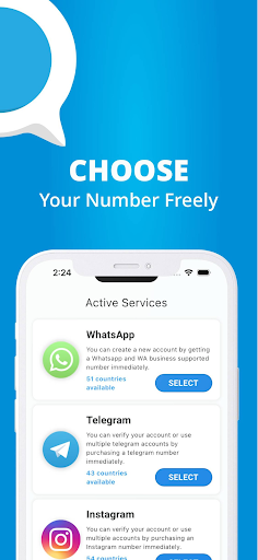 GetCode - Virtual Number SMS Screen 3