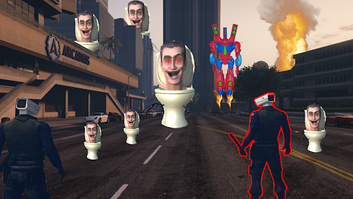 Toilet Robots - Toilet games Screen 2