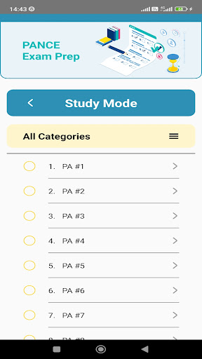 PANCE Exam Prep Screen 2