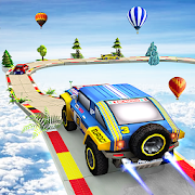 Mega Ramp Hill Car Stunts: Modern Car Racing Games